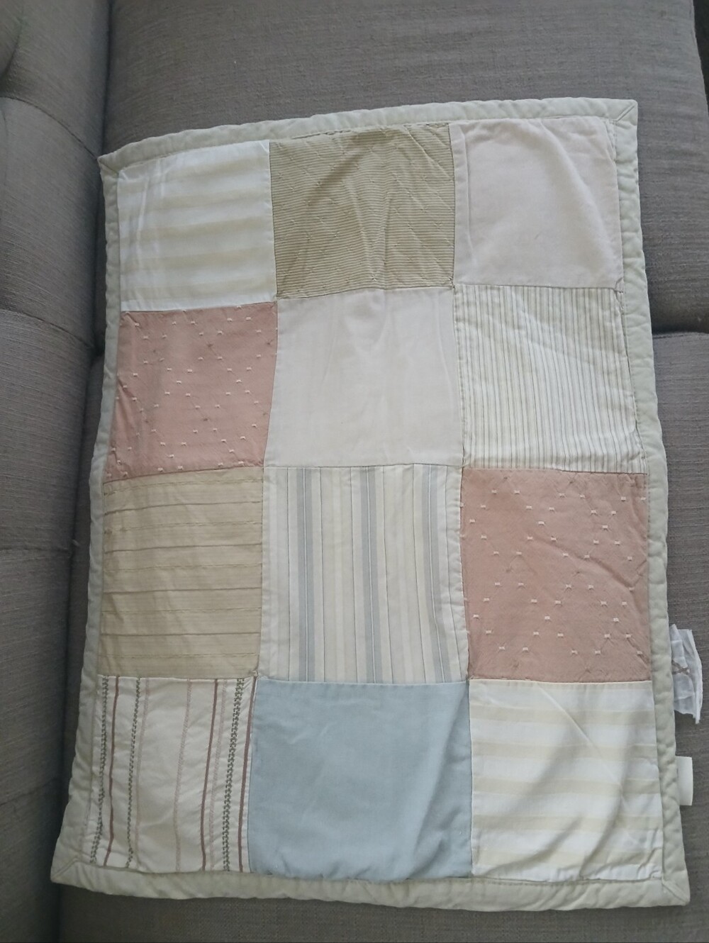 Woolrich Patchwork Sham - Green, Blue & Cream
